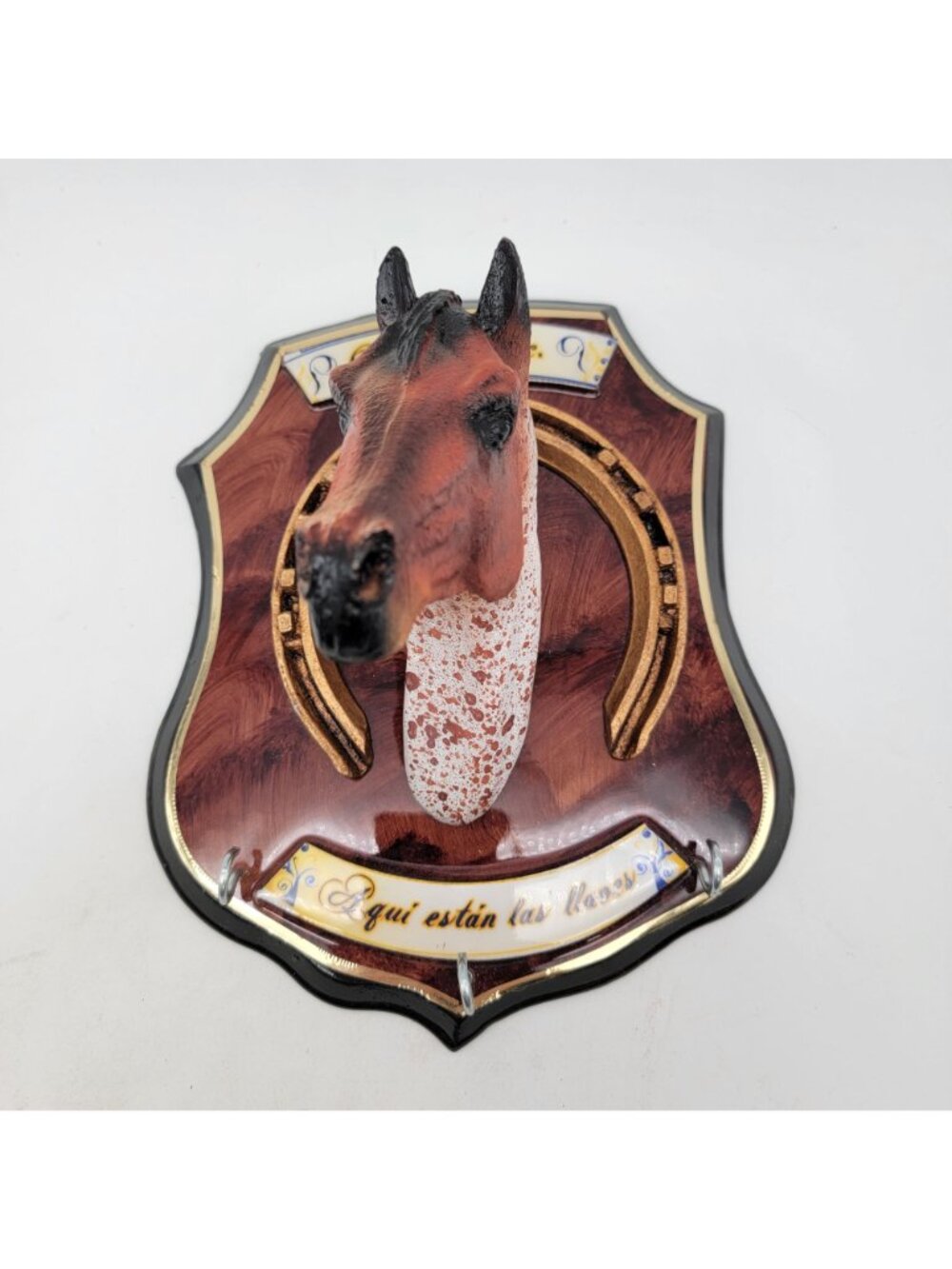 Vintage Horse Head Key Holder Wall Decor Plaque - Picture 2 of 7